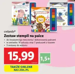 Lidl Zestaw stempli na palce oferta