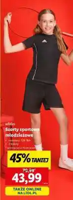 Lidl Szorty sportowe młodzieżowe oferta