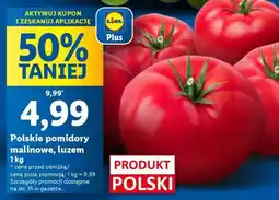 Lidl Polskie pomidory malinowe, luzem oferta