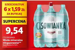 Lidl CISOWIANKA Woda mineralna niegazowana oferta