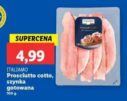 Lidl ITALIAMO Prosciutto Cotto, szynka gotowana oferta