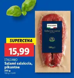 Lidl ITALIAMO Salami salsiccia pikantne oferta