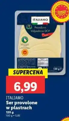 Lidl ITALIAMO Ser provolone w plastrach oferta