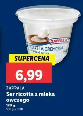 Lidl ZAPPALA Ser ricotta z mleka owczego oferta