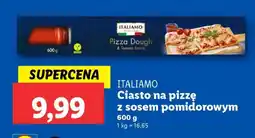 Lidl ITALIAMO Ciasto na pizzę z sosem pomidorowym oferta
