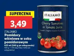 Lidl ITALIAMO Pomidory wiśniowe w soku pomidorowym oferta