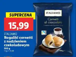 Lidl ITALIAMO Rogaliki cornetti z nadzieniem czekoladowym oferta