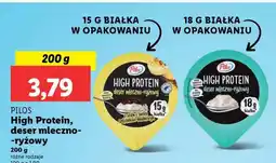 Lidl PILOS High Protein, deser mleczno-ryżowy oferta