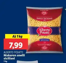 Lidl ALBERTO POIATTI Makaron Anelli Siciliani oferta
