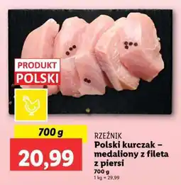 Lidl Polski kurczak – medaliony z fileta z piersi oferta