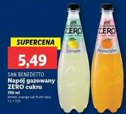 Lidl SAN BENEDETTO Napój gazowany ZERO cukru oferta