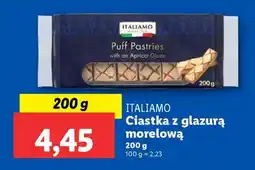 Lidl ITALIAMO Ciastka z glazurą morelową oferta