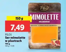 Lidl PILOS Ser mimolette w plastrach oferta