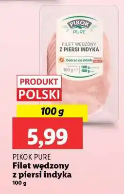 Lidl PIKOK PURE Filet wędzony z piersi indyka oferta