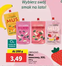 Lidl OWOLOVO Mus owocowy XXL oferta