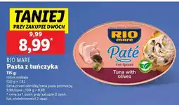 Lidl RIO MARE Pasta z tuńczyka oferta