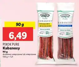 Lidl PIKOK PURE Kabanosy oferta