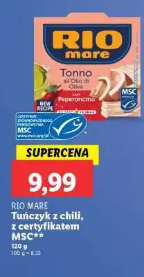 Lidl RIO MARE Tuńczyk z chili, z certyfikatem MSC oferta