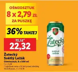 Lidl Žatecký Světlý Ležák oferta
