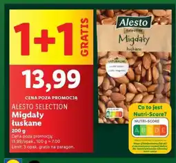 Lidl ALESTO SELECTION Migdały łuskane oferta