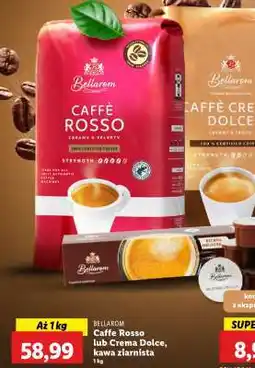 Lidl Bellarom Caffe Rosso lub Crema Dolce, kawa ziarnista oferta