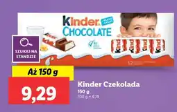 Lidl KINDER Czekolada oferta
