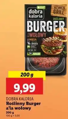 Lidl DOBRA KALORIA Roślinny burger à la wołowy oferta