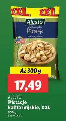 Lidl ALESTO Pistacje kalifornijskie, XXL oferta