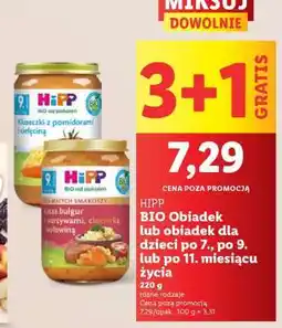 Lidl HiPP BIO Obiadek oferta