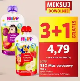 Lidl HIPP BIO mus owocowy oferta