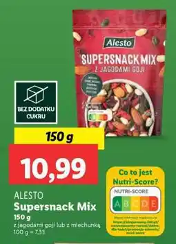 Lidl Alesto Supersnack mix oferta