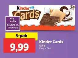 Lidl Kinder Cards oferta