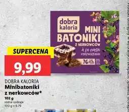 Lidl DOBRA KALORIA Minibatoniki z nerkowców oferta
