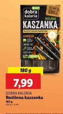 Lidl DOBRA KALORIA Roślinna kaszanka oferta
