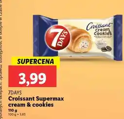 Lidl 7DAYS Croissant Supermax Cream & Cookies oferta