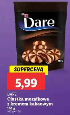 Lidl Dare Ciastka mozaikowe z kremem kakaowym oferta