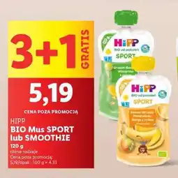Lidl HIPP BIO mus Sport lub smoothie oferta