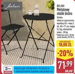 ALDI Stolik Belavi oferta