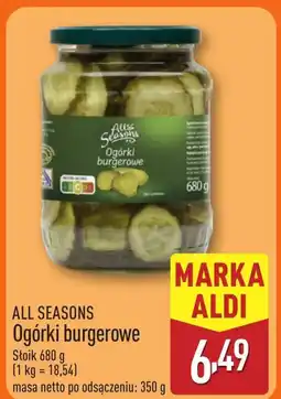 ALDI Ogórki All Seasons oferta