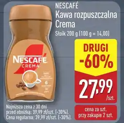 ALDI Kawa rozpuszczalna Nescafe oferta