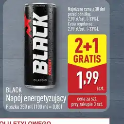 ALDI Napój energetyczny Black oferta