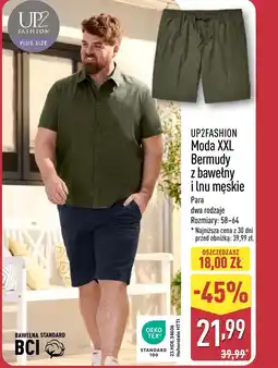ALDI Bermudy męskie Up2Fashion oferta