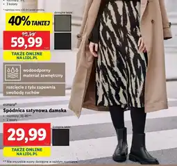 Lidl Spódnica satynowa 36-46 Esmara oferta