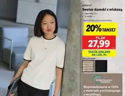 Lidl Sweter damski z wiskozy s-l Esmara oferta
