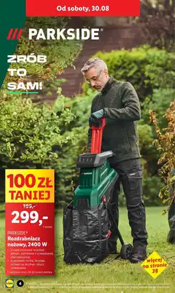 Lidl Rozdrabniacz nożowy 2400 w Parkside oferta