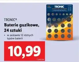Lidl Baterie guzikowe 1.4 v Tronic oferta