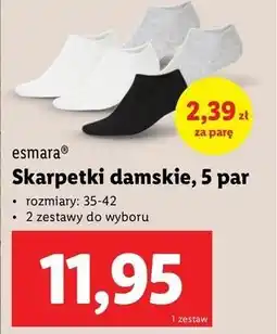 Lidl Skarpetki damskie rozm. 35-42 Esmara oferta