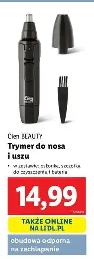 Lidl Trymer do nosa i uszu Cien Beauty oferta