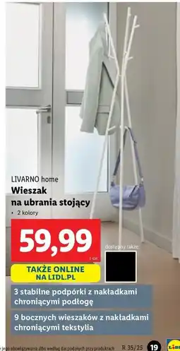 Lidl Wieszak na ubrania stojący Livarno Home oferta