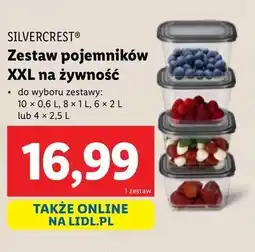 Lidl Zestaw pojemników 2.5 l Silvercrest oferta
